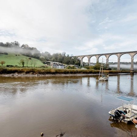Viaduct River View & Outdoor Bath - Couples Retreat Calstock Esterno foto